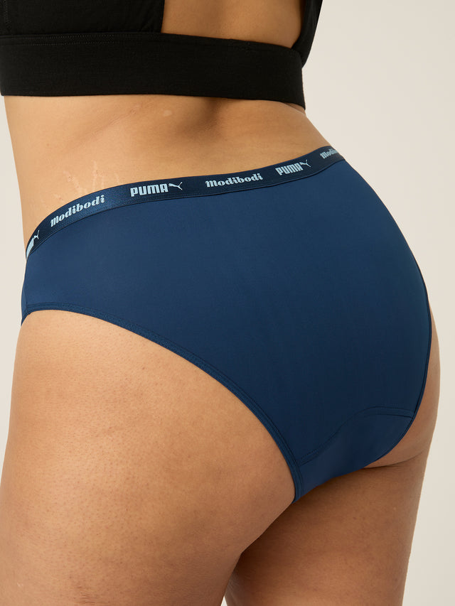Puma X Modibodi Active Cheeky Brief Light Persian Blue