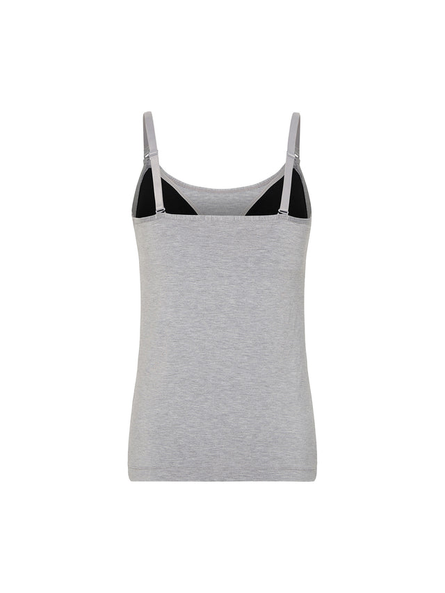 Breastfeeding Cami Leak-Proof Grey Marle