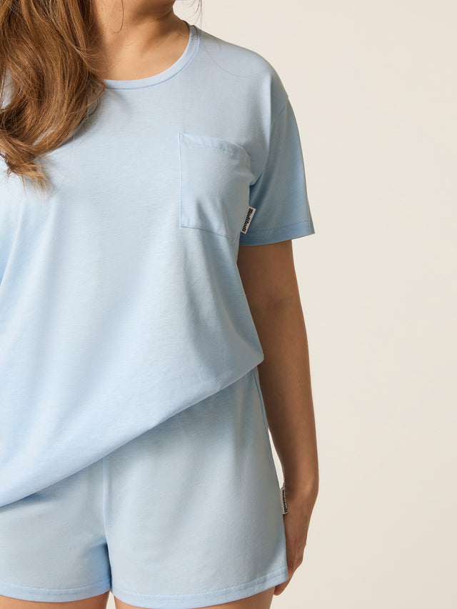 ModiDry T-Shirt Sleep Set Cashmere Blue