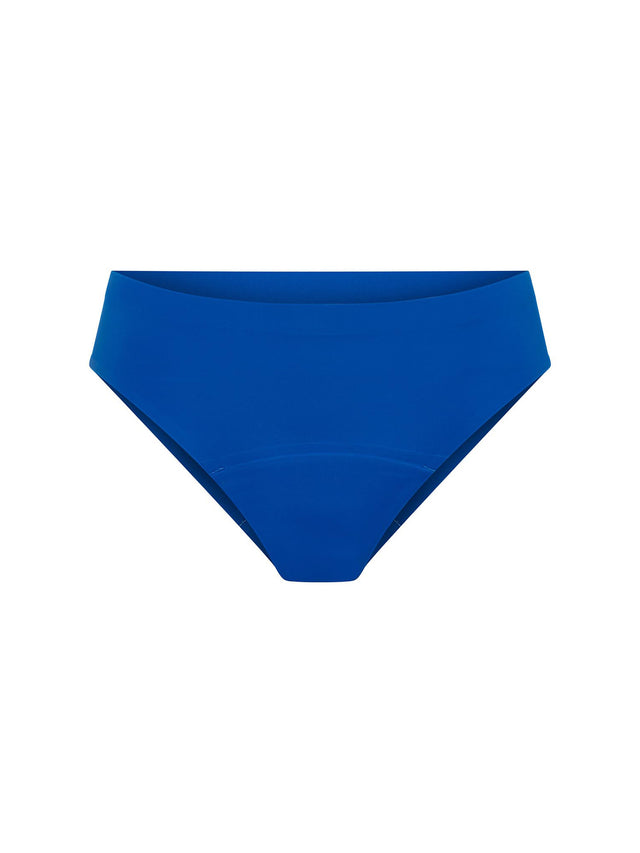 Seamfree Bikini Moderate Corfu Blue