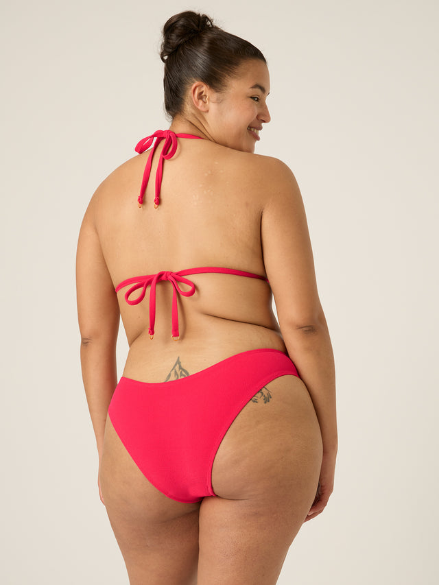 Swimwear Soft Stretch Brazilian Brief Light Glow Pink