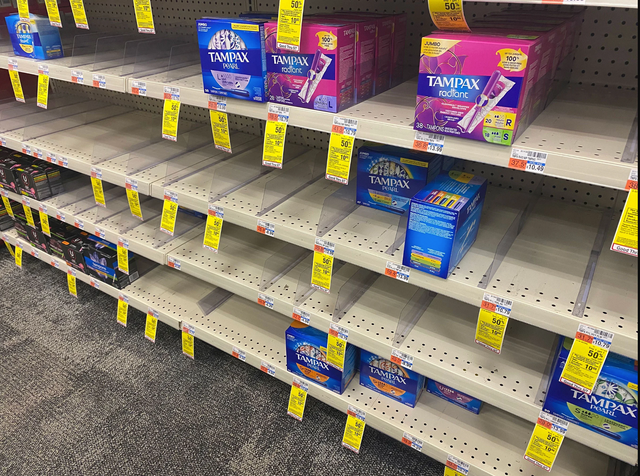 A bloody convenient time to try period undies #tamponshortage