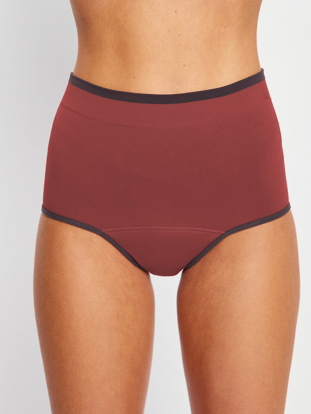 Puma X Modibodi Seamless Hi Waist Boyleg Moderate Plum Purple