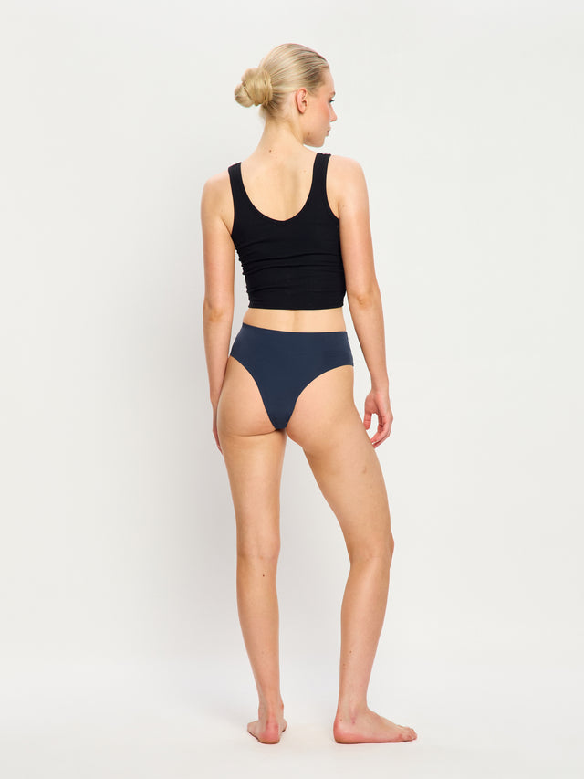 Puma X Modibodi Seamfree Active Hi Waist Cheeky Moderate Midnight