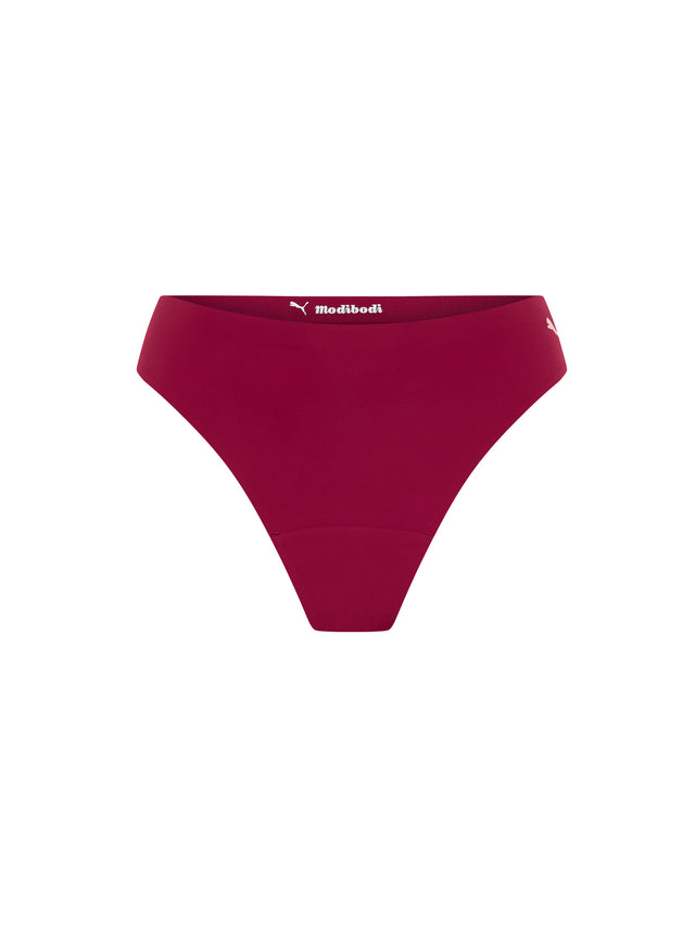 Puma X Modibodi Seamfree Active Thong Light Ruby Shimmer
