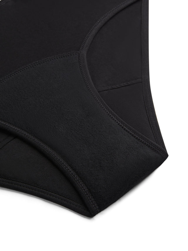 Basic Mid-Rise Brief Moderate Black