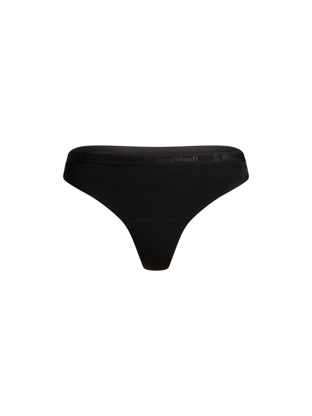 Basic Thong Light Black