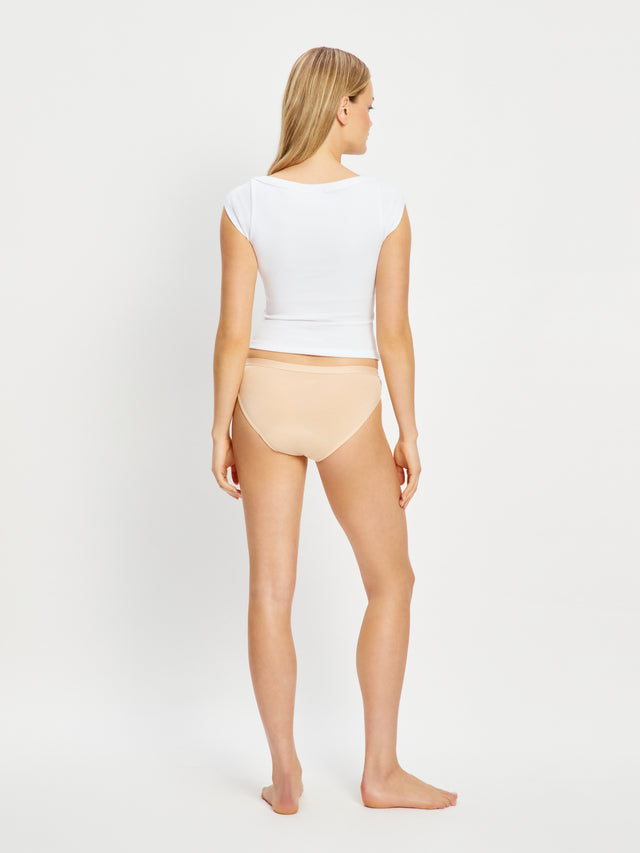 Classic Bikini Moderate Cashew