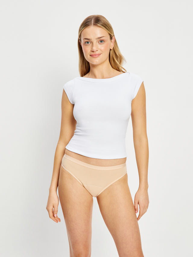 Classic Bikini Moderate Cashew