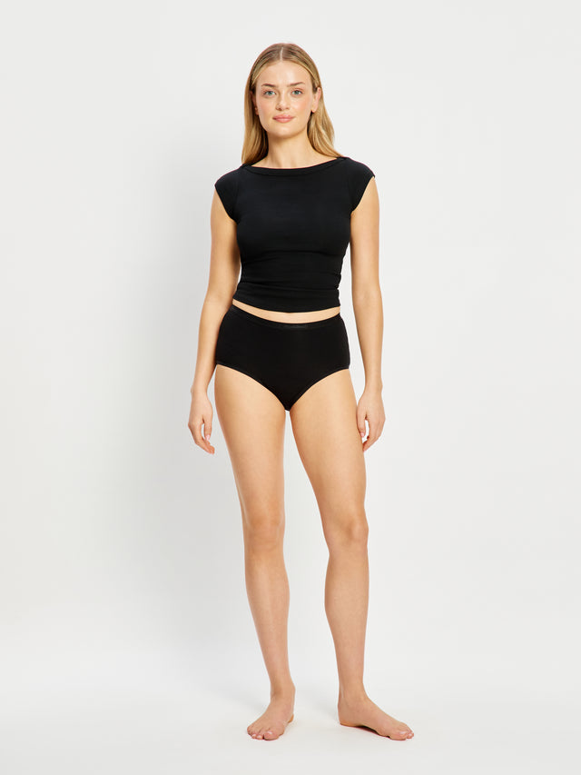 Classic Full Brief Light Black