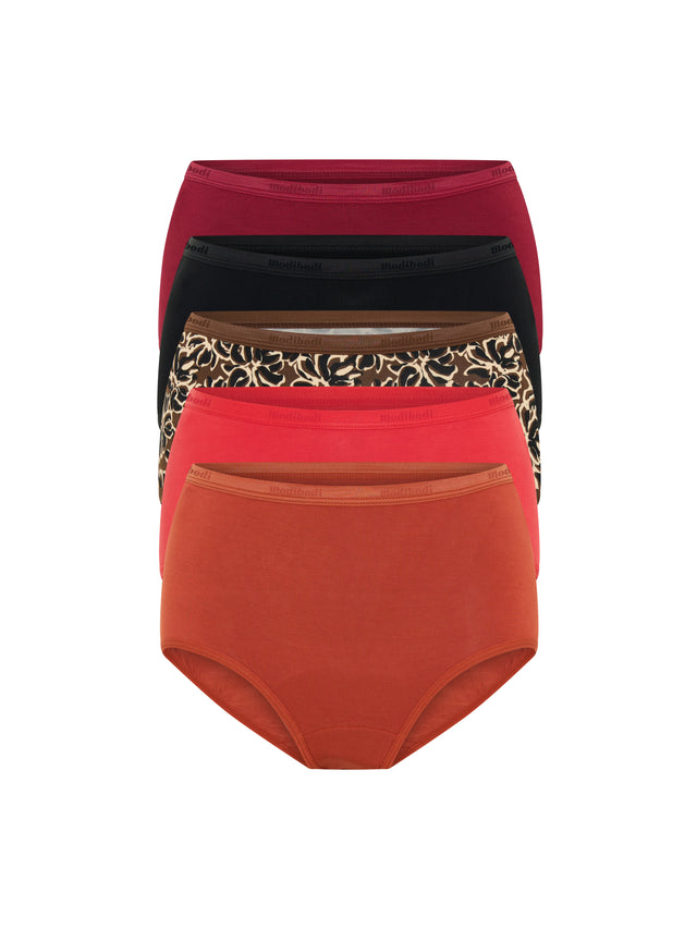 Classic Full Brief Everyday Pack Rich Truffle Multi