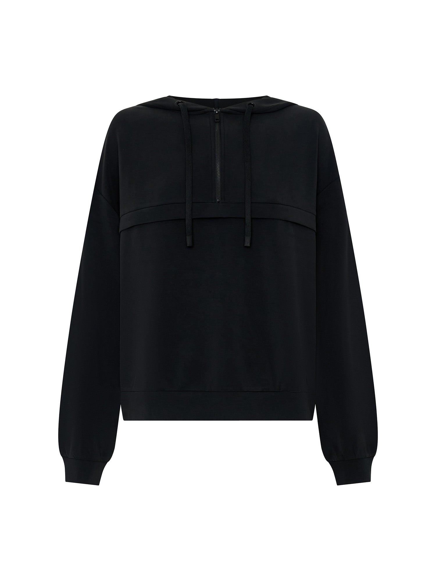 Half-Zip Hoodie in Black | Modibodi – Modibodi US