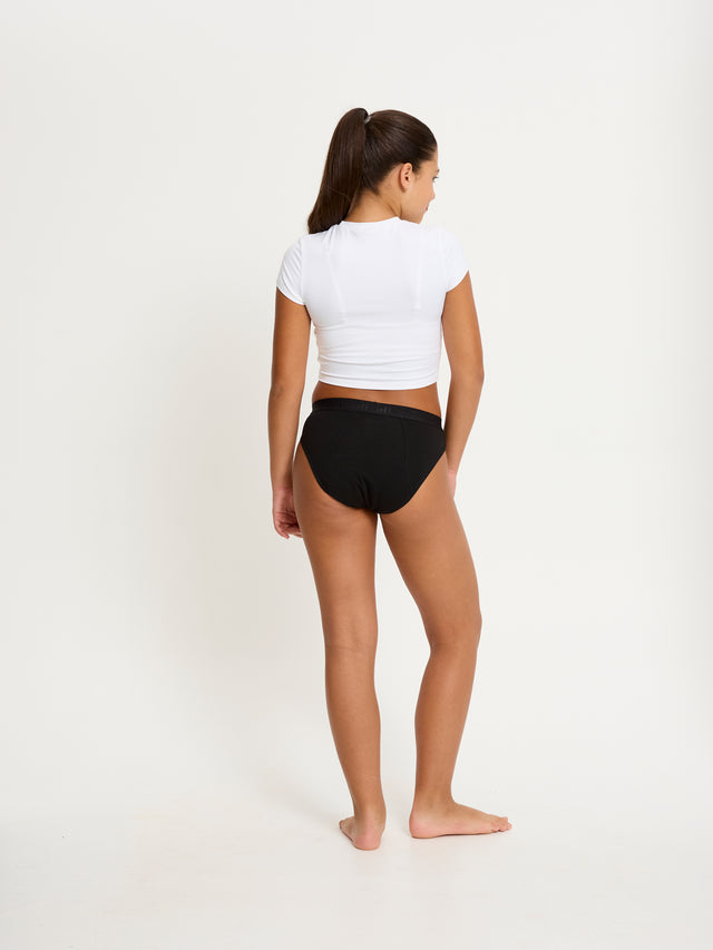Teen Hipster Bikini Moderate Black