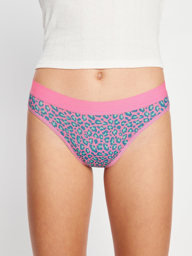 Teen Hipster Bikini Moderate Mystic Leopard Pink