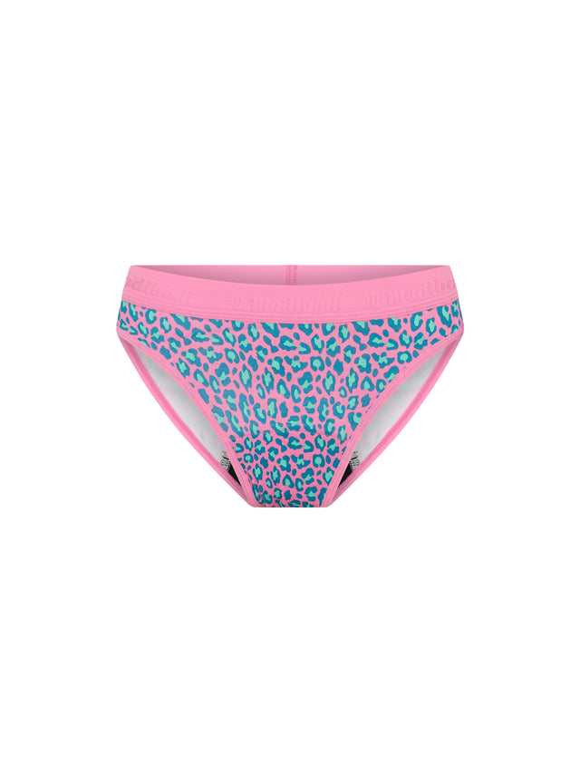 Teen Hipster Boyshort & Bikini Mystic Leopard Pink 2 Pack