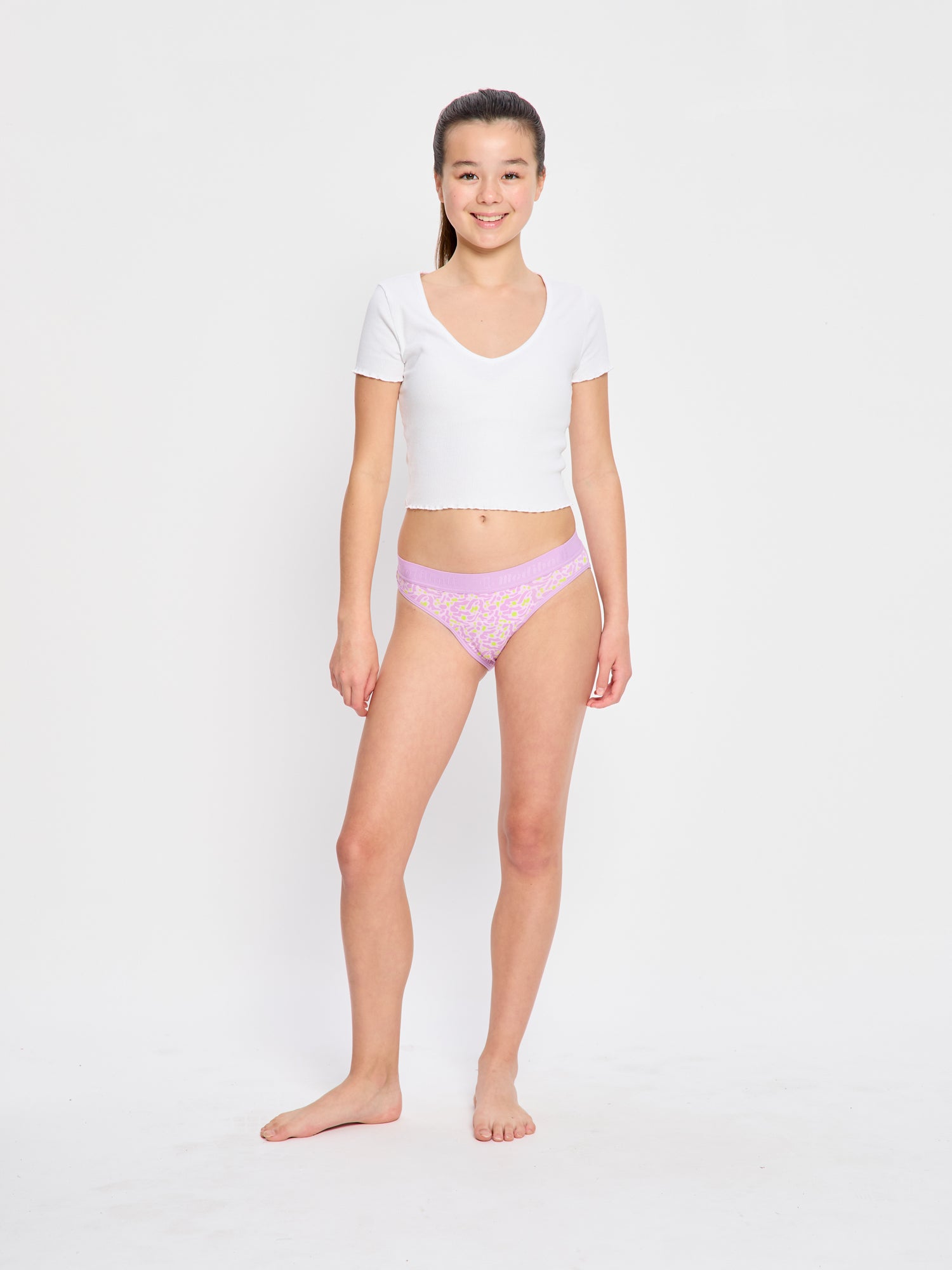 Period Teen Hipster Bikini - Super in Bubblegum Purple | Modibodi