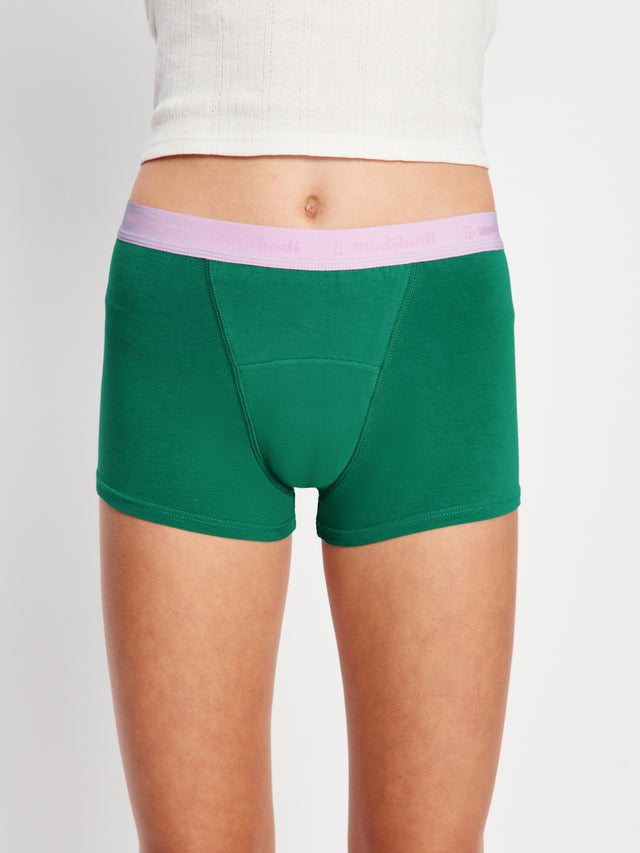 Teen Hipster Boyshort Super Spinach Green
