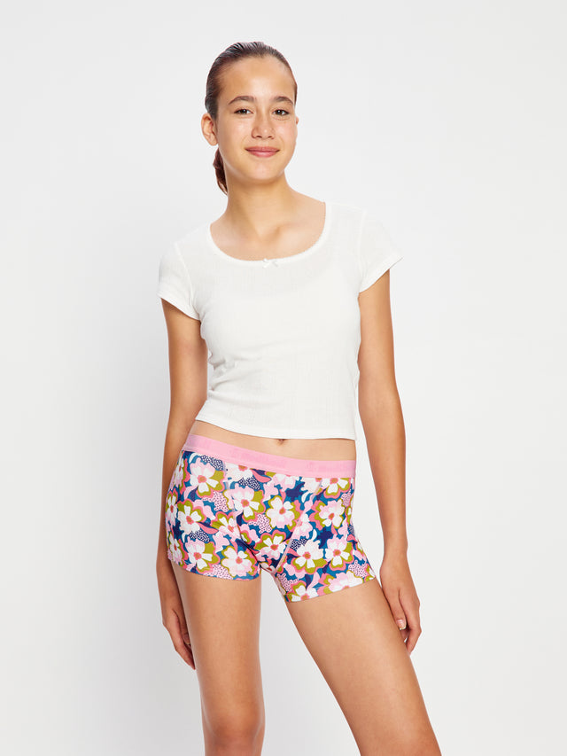 Teen Hipster Boyshort Super Twilight Jungle Pink