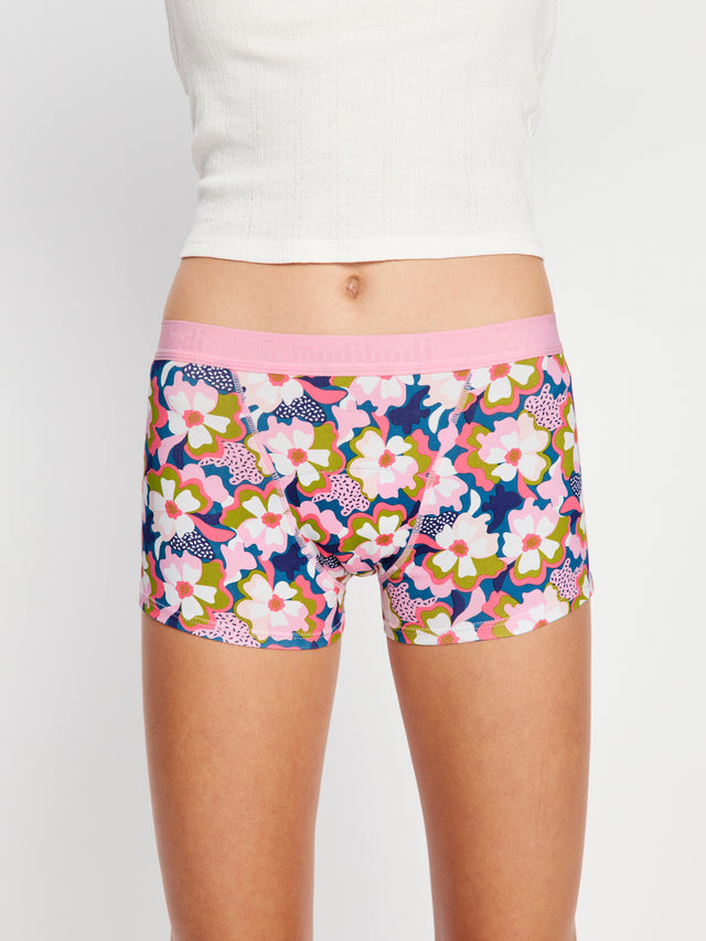 Teen Hipster Boyshort Super Twilight Jungle Pink