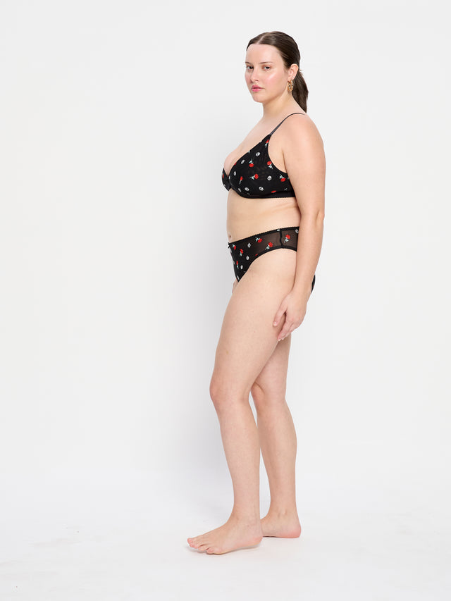 V Day Bralette & Cheeky Brief Set