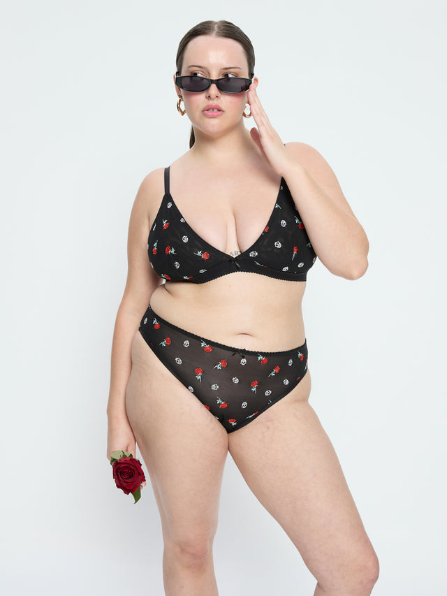 V Day Bralette & Cheeky Brief Set