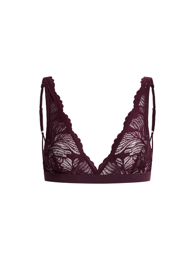 Pretty in Plum Bralette & Midi Brief Set