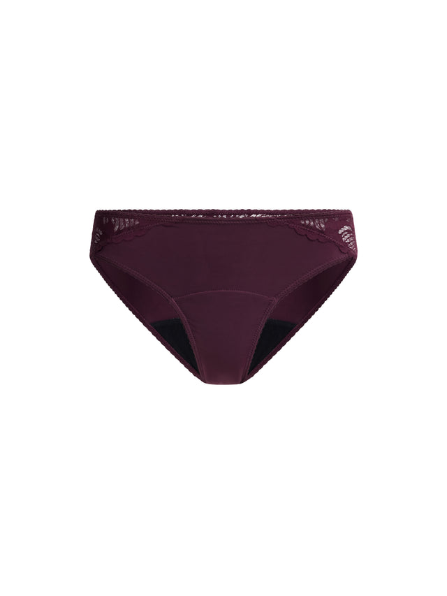 Pretty in Plum Bralette & Midi Brief Set