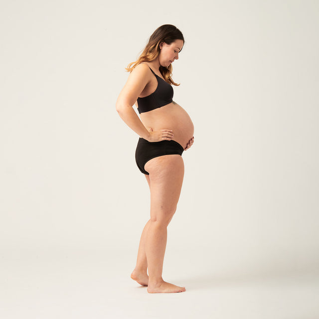 Breastfeeding Bra Leak-Proof Black