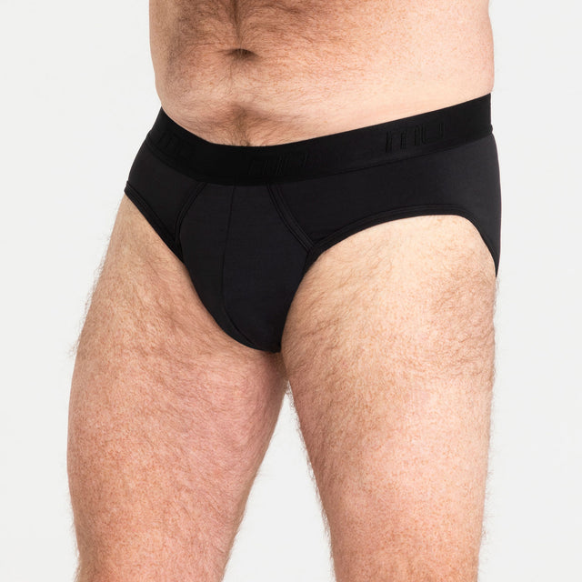 Mens Brief Moderate-Heavy Black