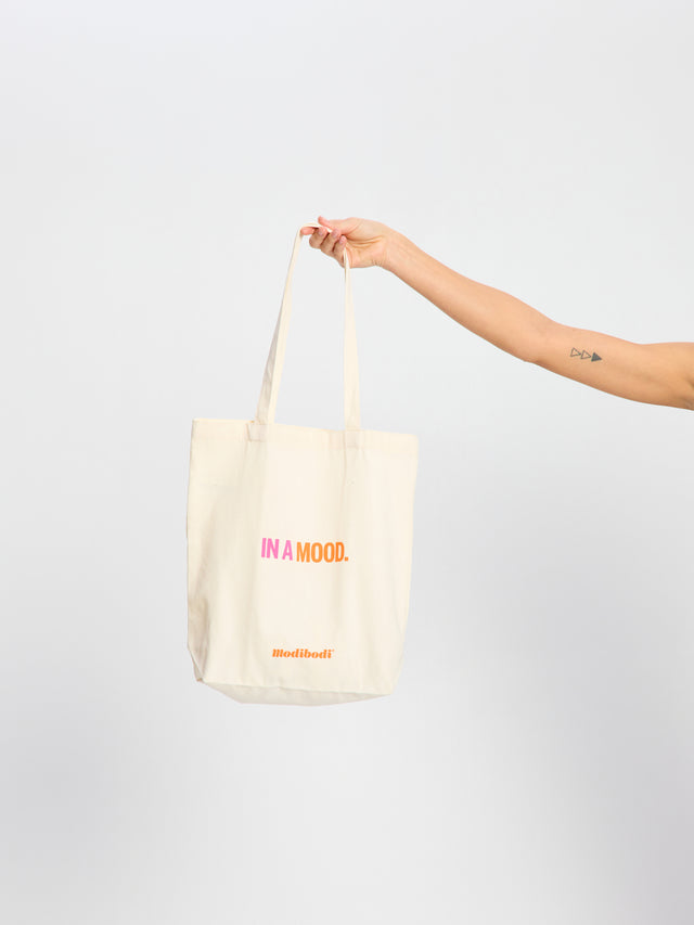 In A Mood Tote Bag Natural