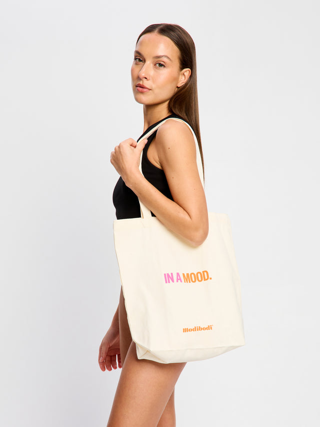 In A Mood Tote Bag Natural