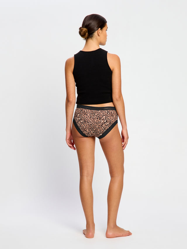 Sensual Boyleg Light Animalia Brown