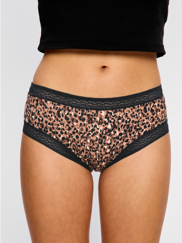 Sensual Boyleg Light Animalia Brown