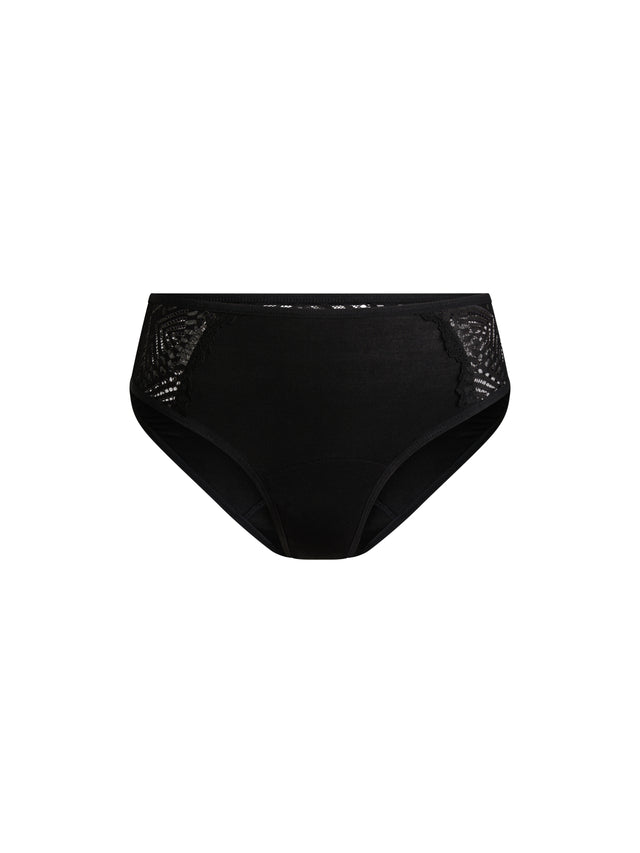Sensual French Cut Moderate Black