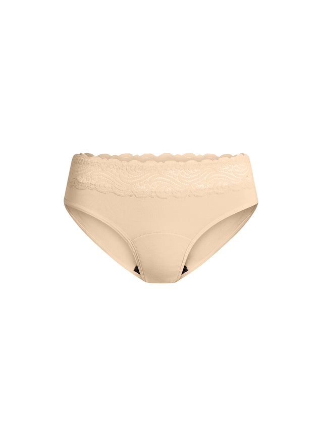Sensual Hi Waist Bikini Light Cashew