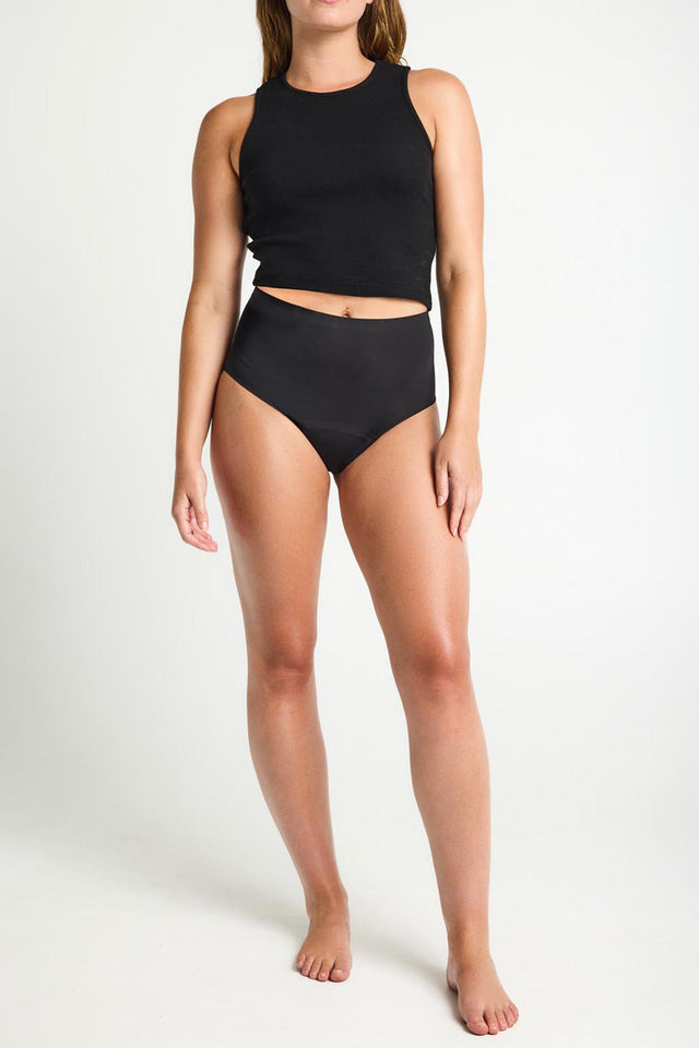 Seamfree Full Brief Moderate Black