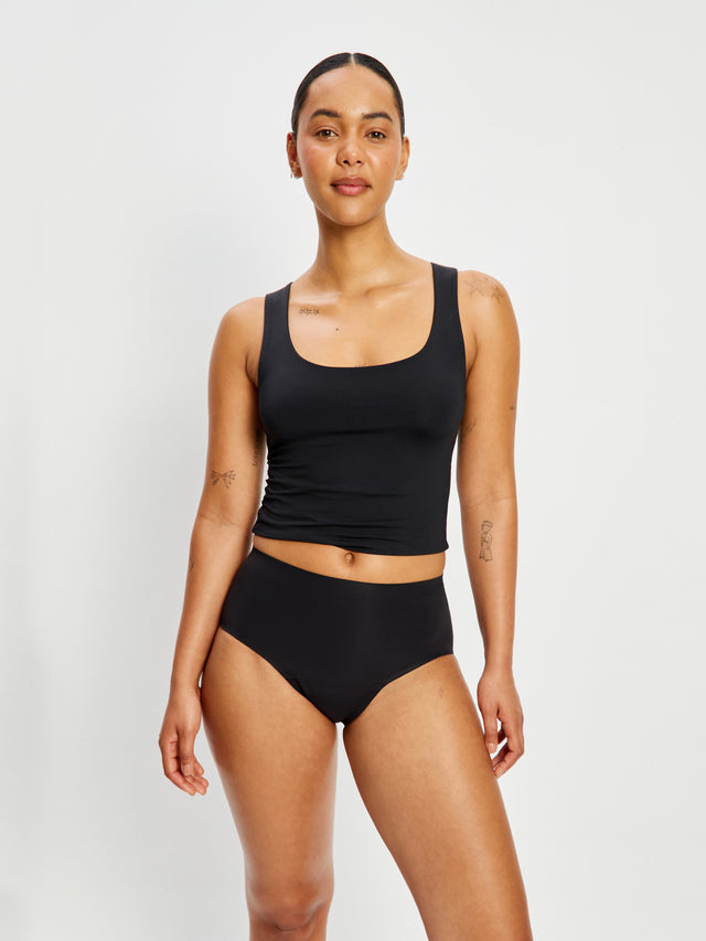 Seamfree Full Brief Moderate Black
