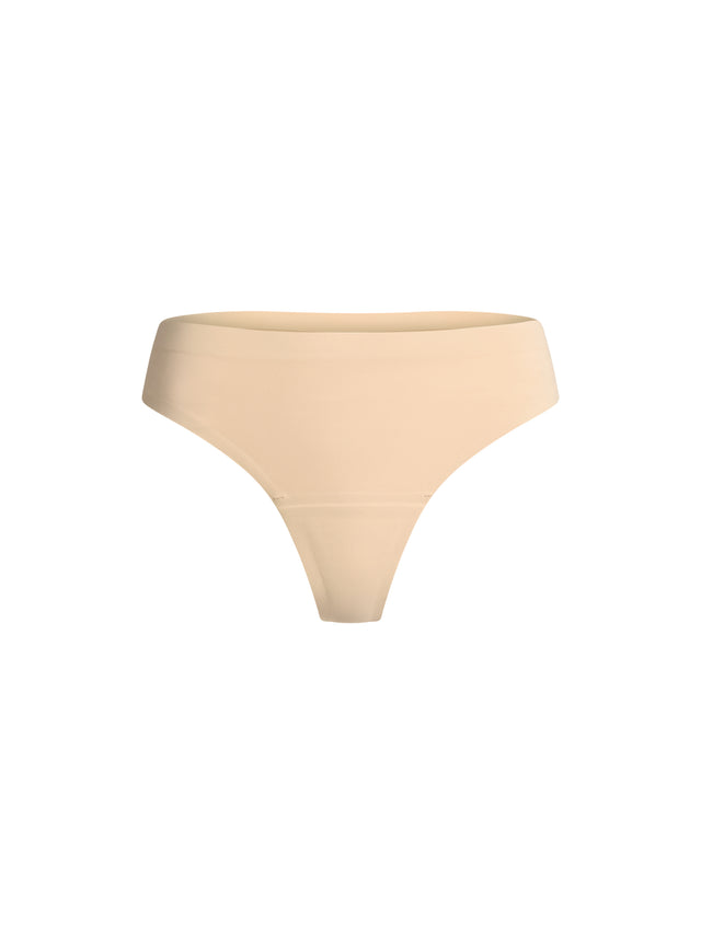 Seamfree Thong Light Cashew