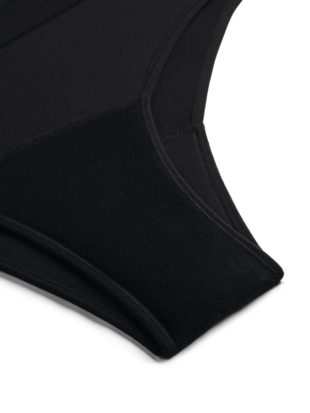 Soft Stretch Seamless Bikini Brief 2 Pack Moderate Black