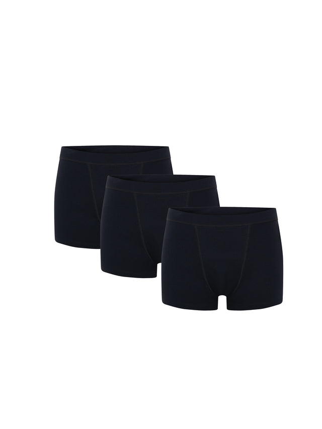 Soft Stretch Seamless Boyshort 3 Pack Super Black
