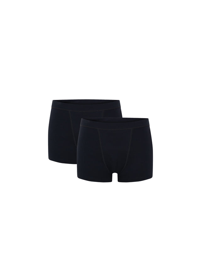 Soft Stretch Seamless Boyshort 2 Pack Super Black