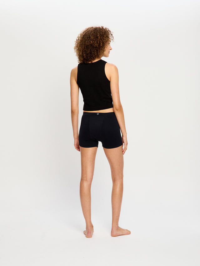 Soft Stretch Seamless Boyshort 2 Pack Super Black