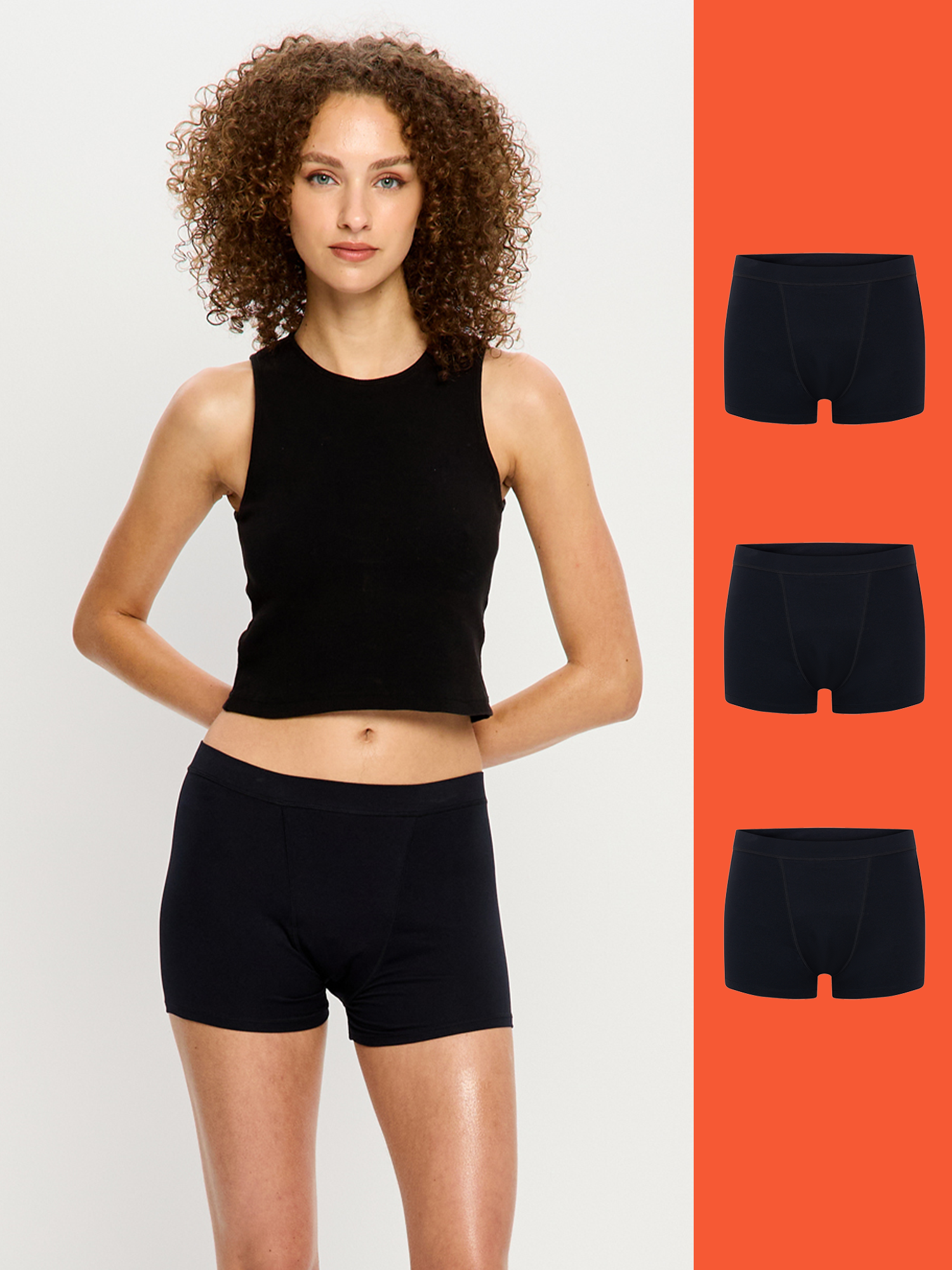 ◆BADBLOOD◆ Beyond Soft Boy Shorts Charcoal w-srt24-003 Fruit of the Loom Women's Beyondsoft Panties, Boyshort