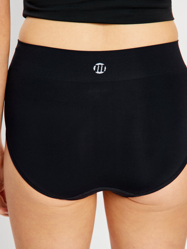 ModiComfort Seamless Full Brief Light Black