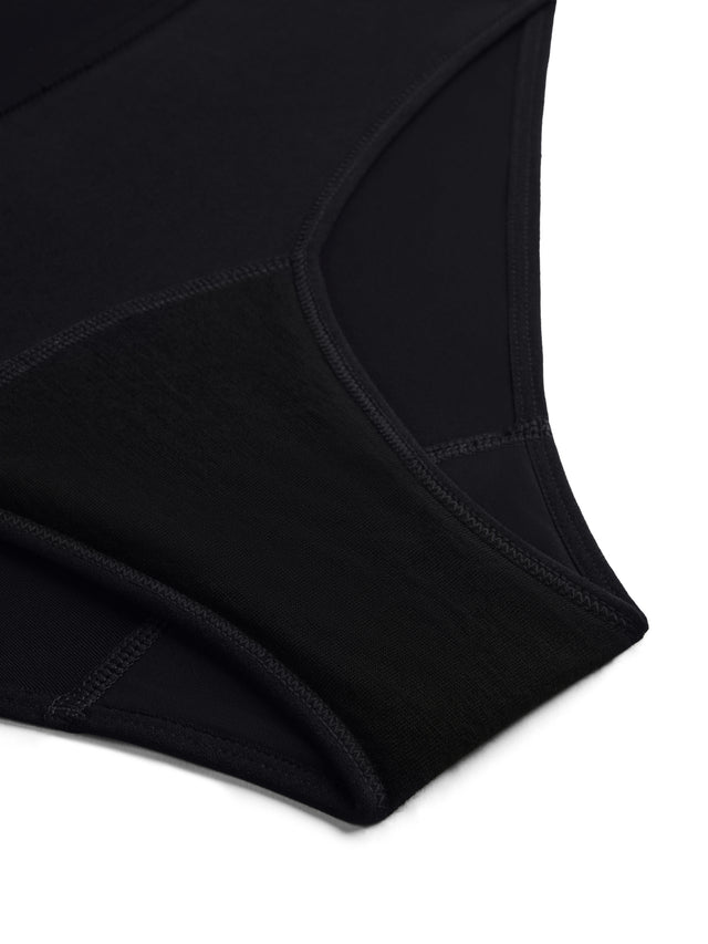 ModiComfort Seamless Full Brief Light Black