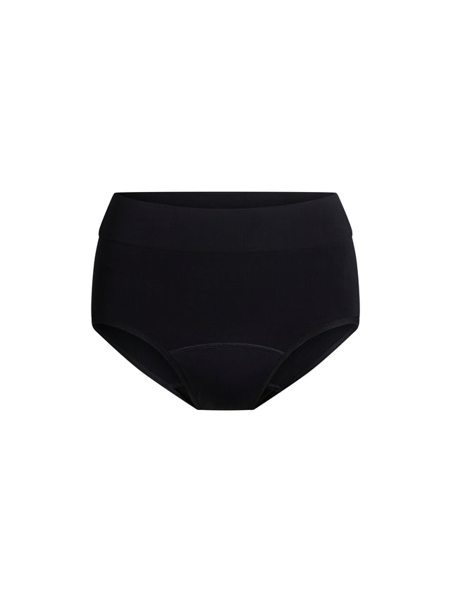 ModiComfort Seamless Full Brief Light Black