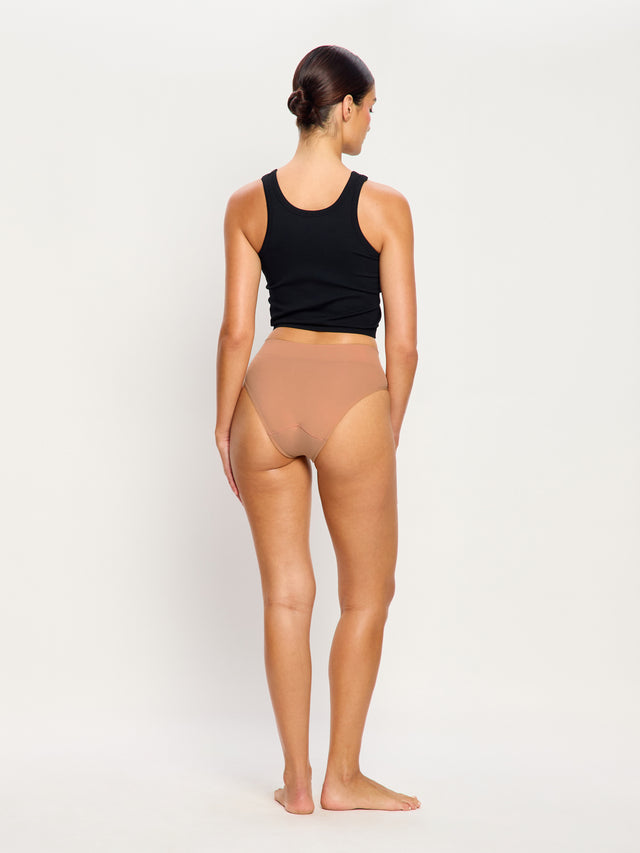 ModiComfort Seamless Cheeky Brief Light Italian Clay 3 Pack