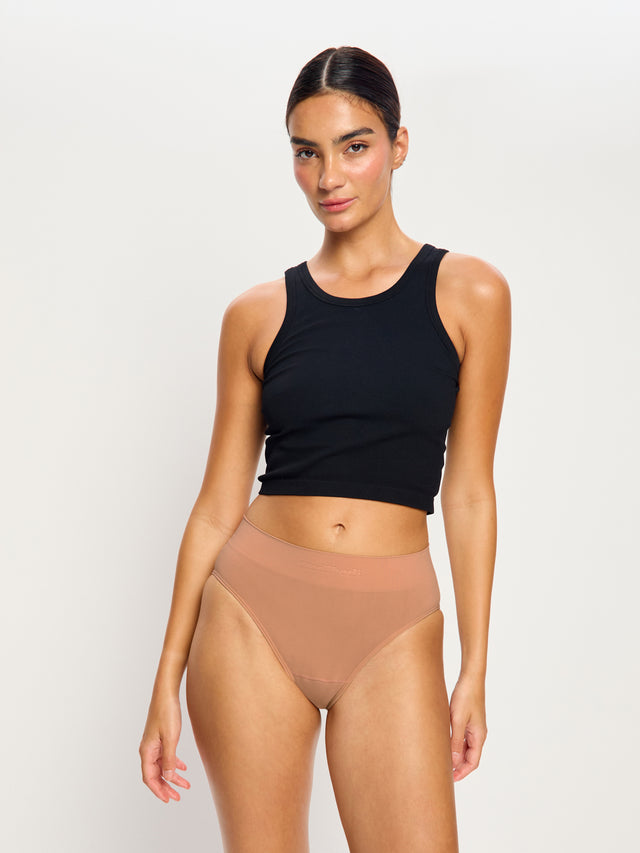 ModiComfort Seamless Cheeky Brief Light Italian Clay 2 Pack
