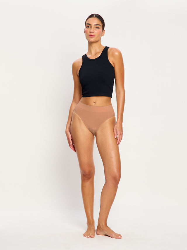ModiComfort Seamless Cheeky Brief Light Italian Clay 3 Pack