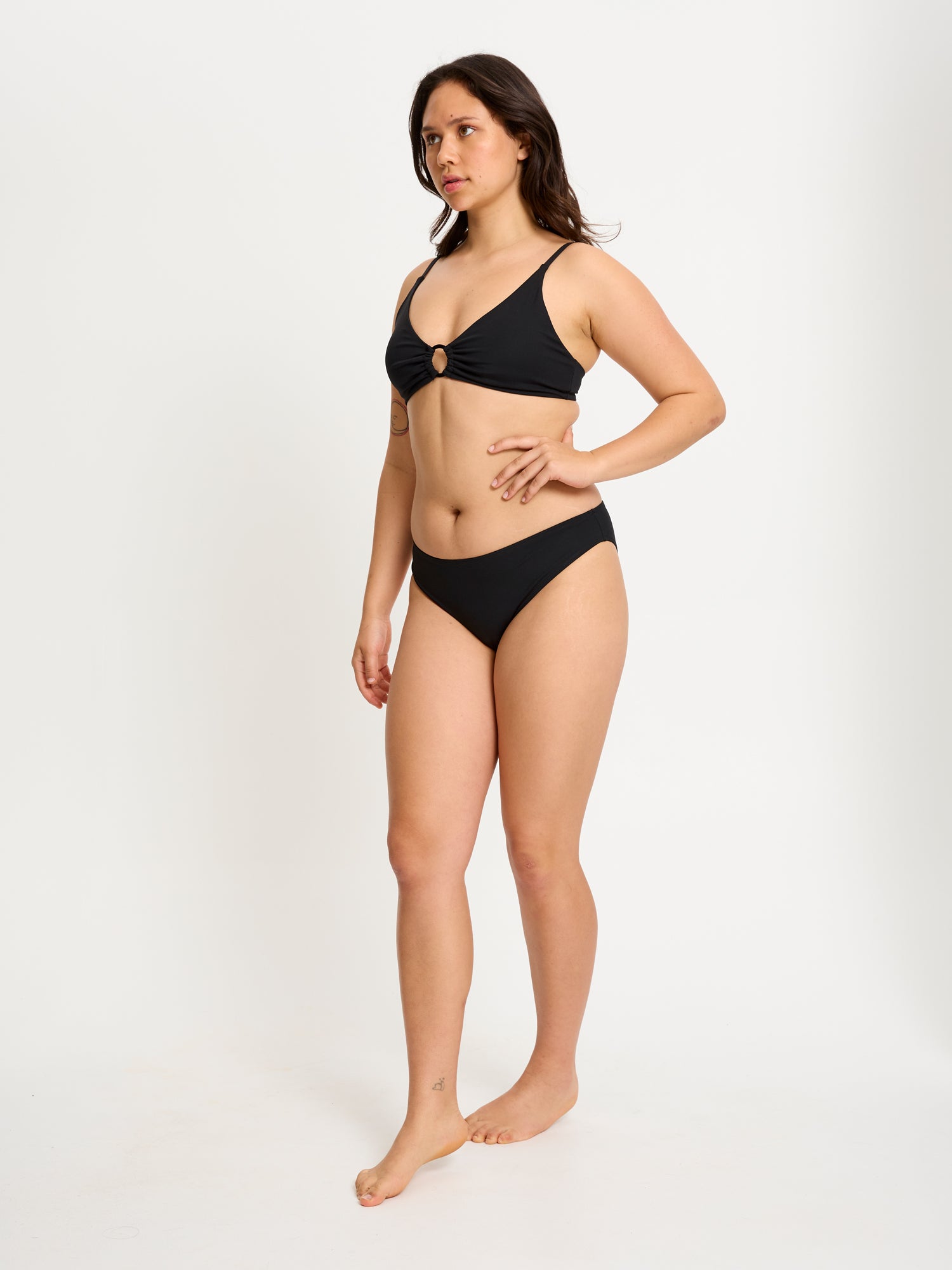 Period Swimwear Bikini Bottom - Light in Black | Modibodi